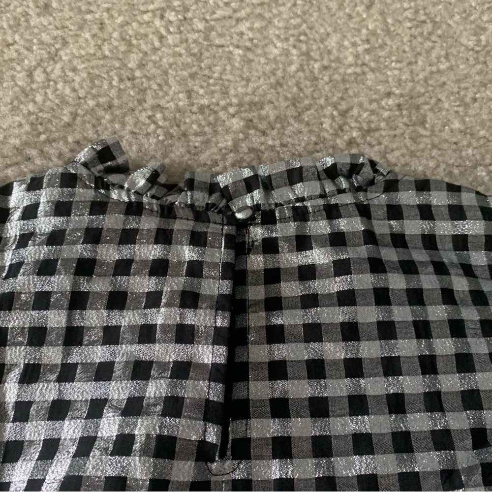 BRAND NEW NWT J Crew metallic blouse - Picture 3 of 3